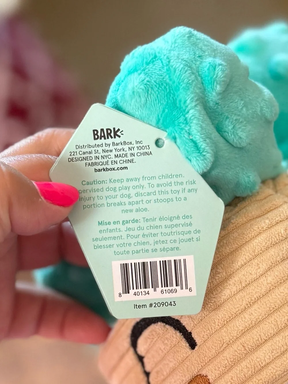 Kawaii Plush Succulent Shaped Dog Toy